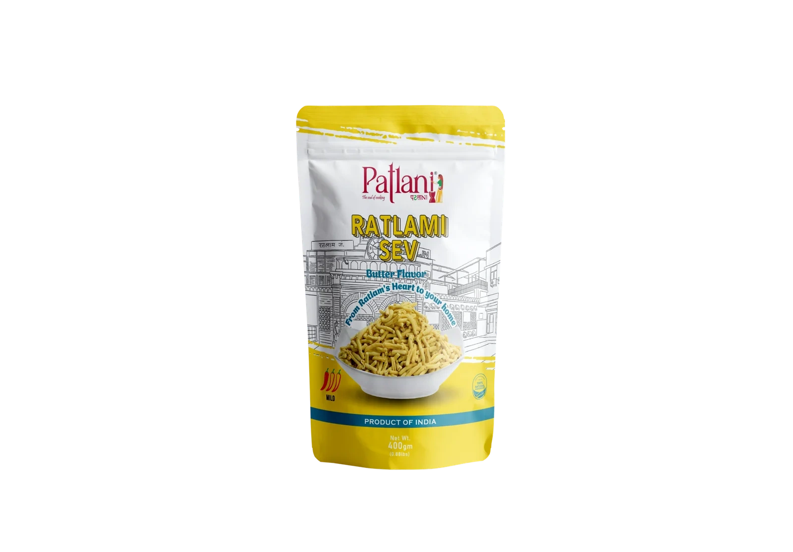 Butter Ratlami Sev crispy traditional Indian namkeen snack