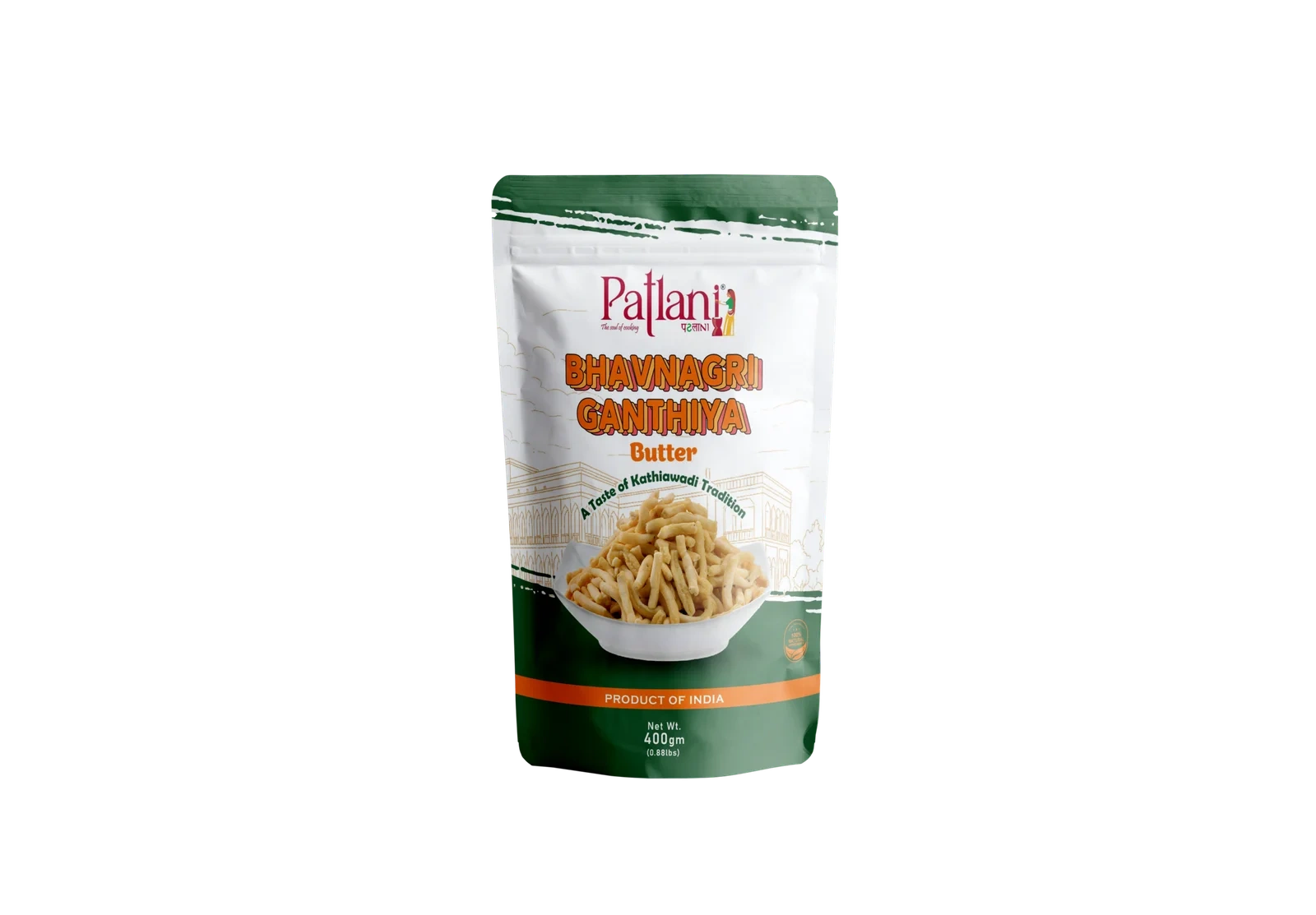 Patlani Bhavnagri Ganthiya Butter crispy Gujarati namkeen snack