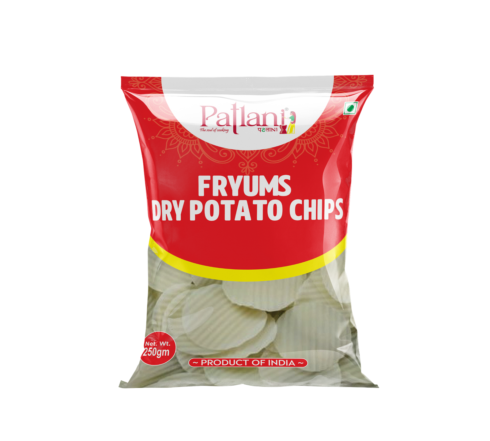 Patlani-Foods-Fryuns Fryums Dry Potato Chips - Image 1