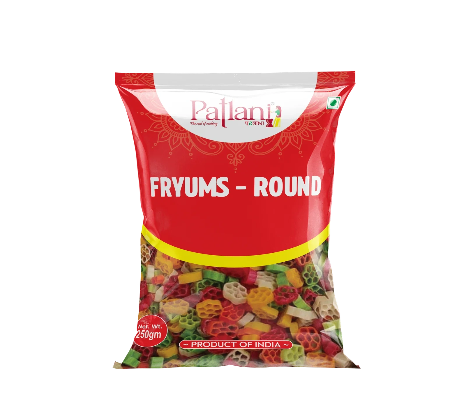 fryums-round Premium round fryums for crispy homemade snacks