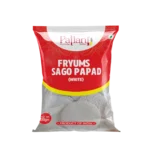 Premium white sago papad fryums for crispy homemade snacks