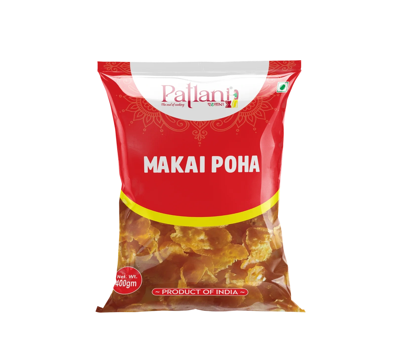 Premium makai poha corn flakes for healthy breakfast and snacks