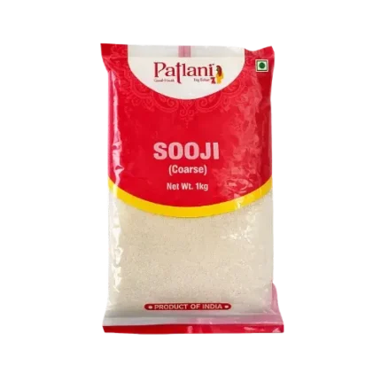 Coarse sooji (semolina) for upma, idli, and traditional Indian recipes
