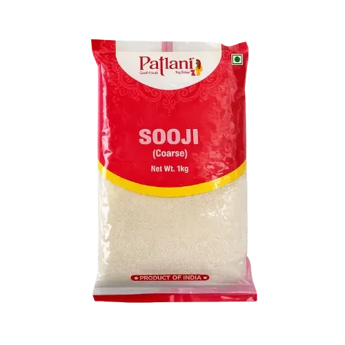 Coarse sooji (semolina) for upma, idli, and traditional Indian recipes
