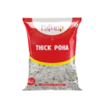 Premium thick poha flattened rice for breakfast and traditional recipes