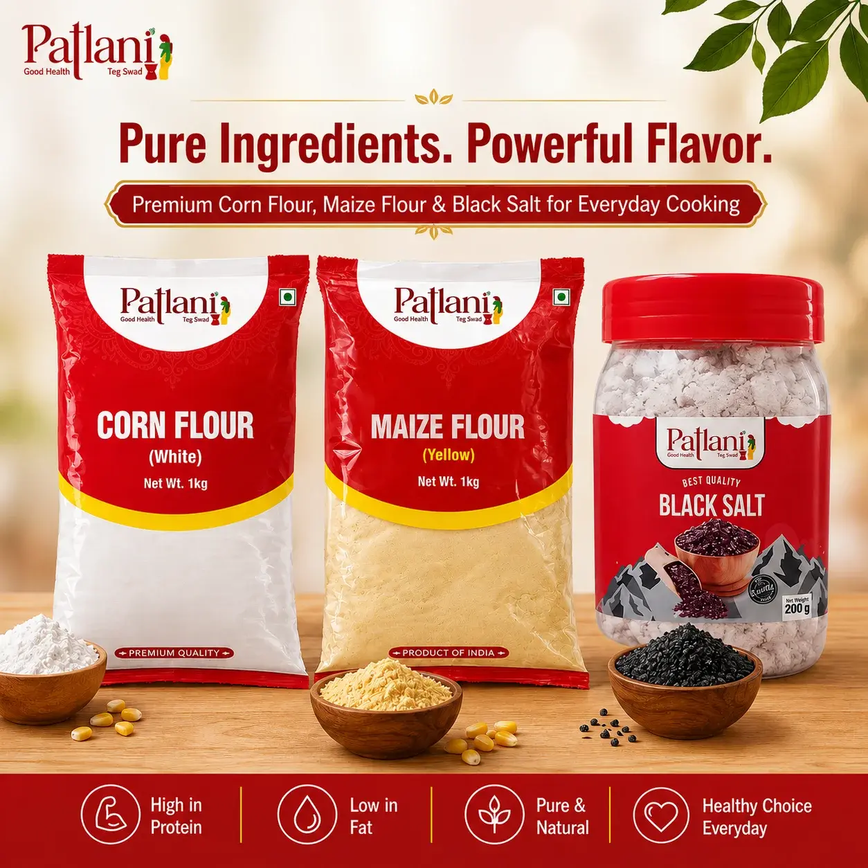Patlani flour premium quality flour for everyday Indian cooking