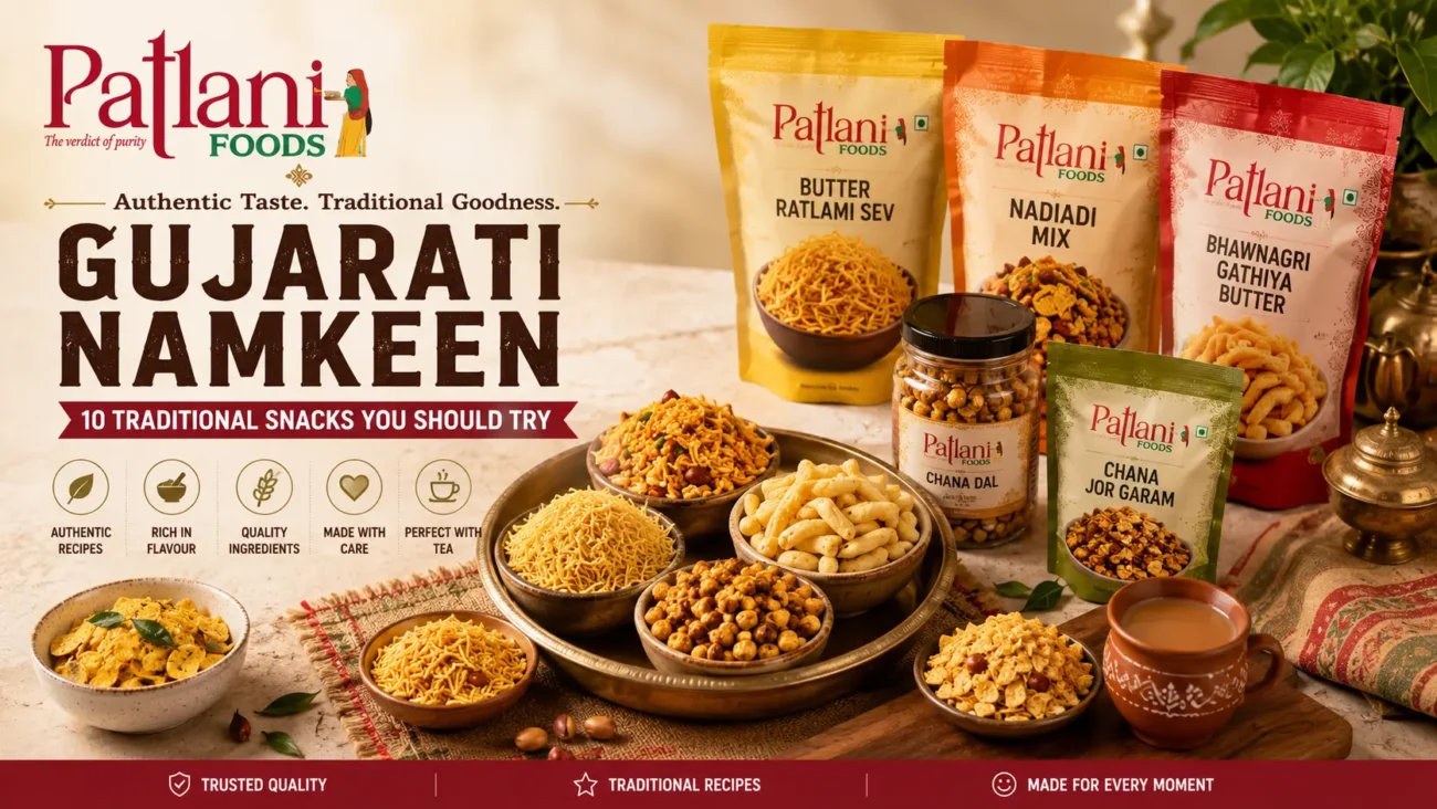 Gujarati Namkeen Traditional Snacks for Tea Time